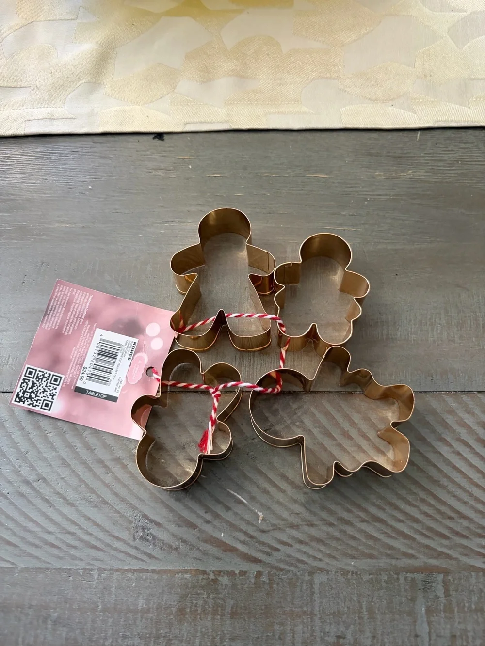 Holiday Gingerbread Cookie Cutter Set - Copper Tone